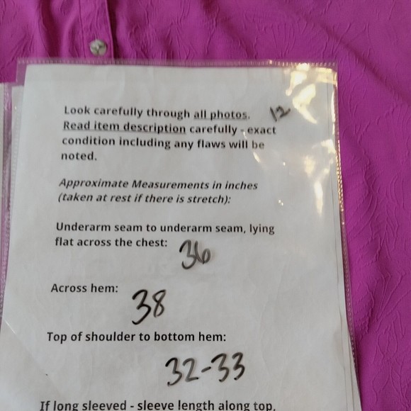 Catherines Shirt Top Blouse 5X 34W 36W Fuchsia Pink Textured Stretch Short Slv - Picture 2 of 12